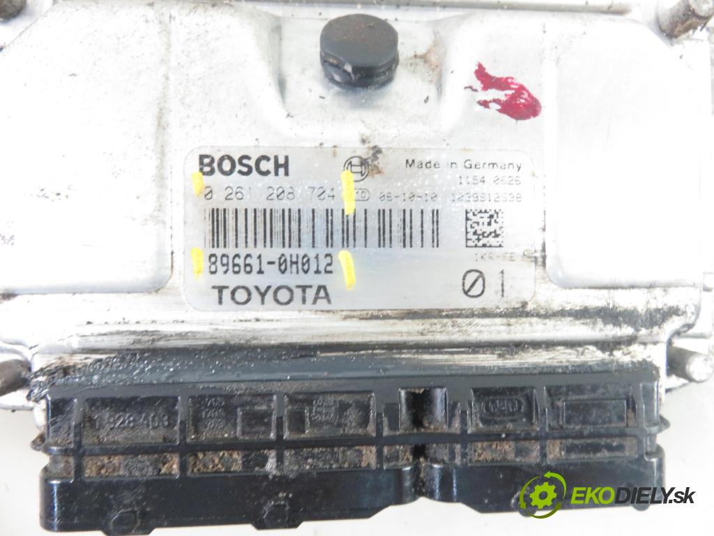 TOYOTA AYGO (_B1_) HB 2006 50,00 1.0 68 - 1KR-FE 998,00 Riadiaca jednotka Motor 896610H012 ; 0261208704