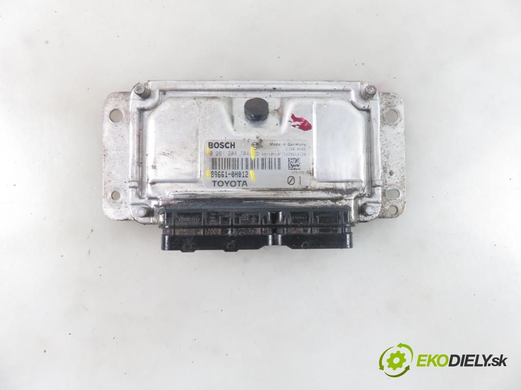 TOYOTA AYGO (_B1_) HB 2006 50,00 1.0 68 - 1KR-FE 998,00 Riadiaca jednotka Motor 896610H012 ; 0261208704