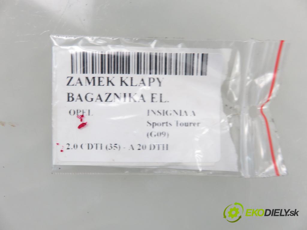OPEL INSIGNIA A Sports Tourer (G09) KOMBI 2010 118,00 2.0 CDTI 160 - A 20 DTH 1956,00 zámok dveří kufr EL. 13503467