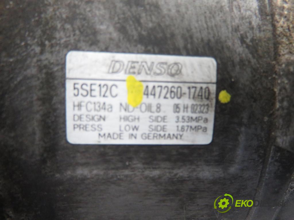 TOYOTA COROLLA Verso (ZER_, ZZE12_, R1_) MINIVAN 2006 100,00 2.2 D-4D (AUR10_) - 2AD-FTV 2231,00 KOMPRESOR: klimatizace 4472601740 (Kompresory)