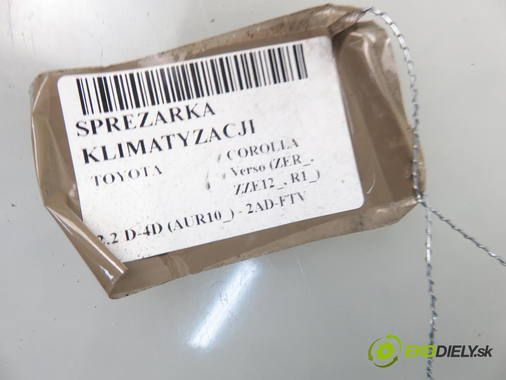 TOYOTA COROLLA Verso (ZER_, ZZE12_, R1_) MINIVAN 2006 100,00 2.2 D-4D (AUR10_) - 2AD-FTV 2231,00 KOMPRESOR: klimatizace 4472601740 (Kompresory)