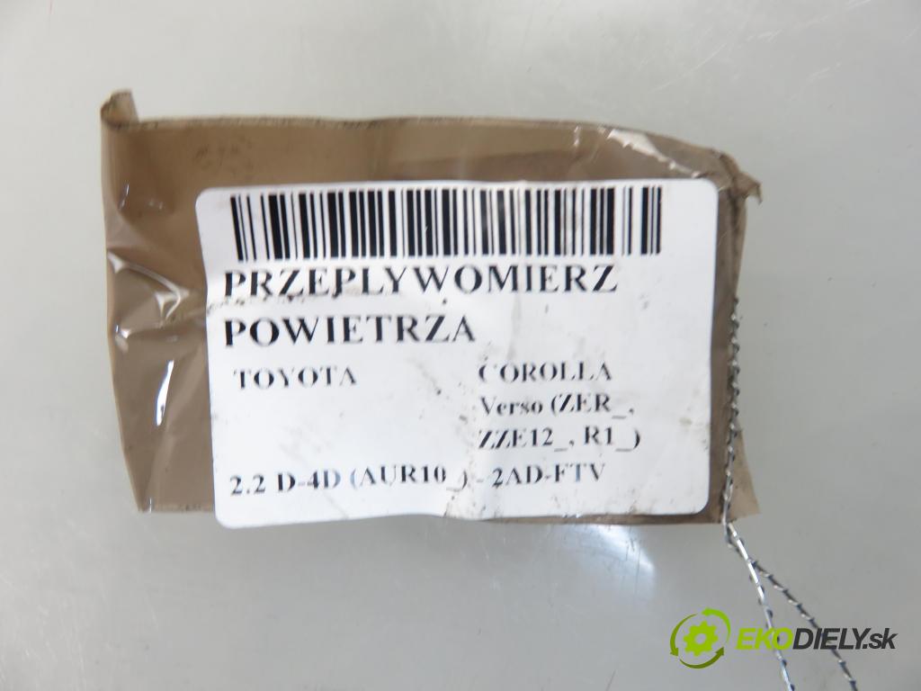 TOYOTA COROLLA Verso (ZER_, ZZE12_, R1_) MINIVAN 2006 100,00 2.2 D-4D (AUR10_) - 2AD-FTV 2231,00 váha vzduchu vzduchu 222040N010 ; MB1974003070