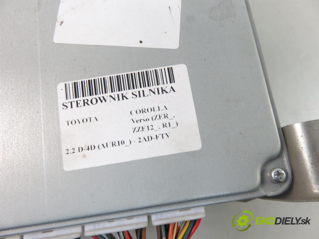 TOYOTA COROLLA Verso (ZER_, ZZE12_, R1_) MINIVAN 2006 100,00 2.2 D-4D (AUR10_) - 2AD-FTV 2231,00 Riadiaca jednotka Motor 896610F100 ; MB1758007625