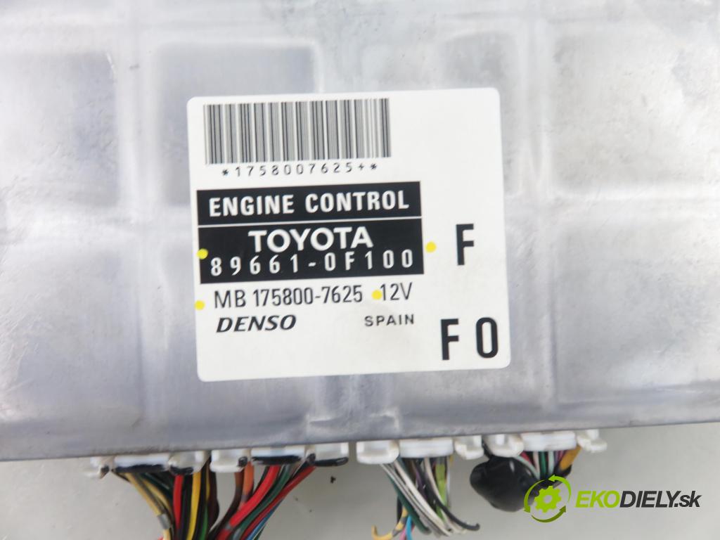 TOYOTA COROLLA Verso (ZER_, ZZE12_, R1_) MINIVAN 2006 100,00 2.2 D-4D (AUR10_) - 2AD-FTV 2231,00 Riadiaca jednotka Motor 896610F100 ; MB1758007625
