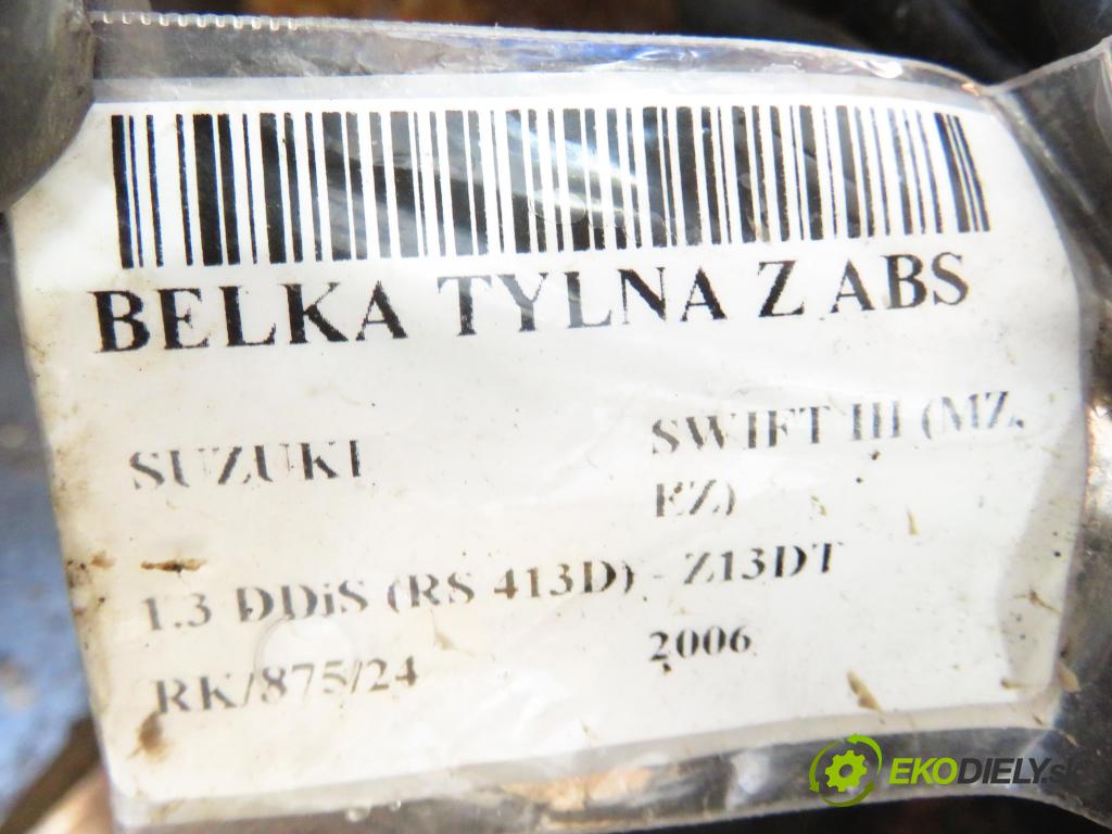SUZUKI SWIFT III (MZ, EZ) HB 2006 51,00 1.3 DDiS (RS 413D) 69 - Z13DT 1248,00 výztuha zadní část ABS 