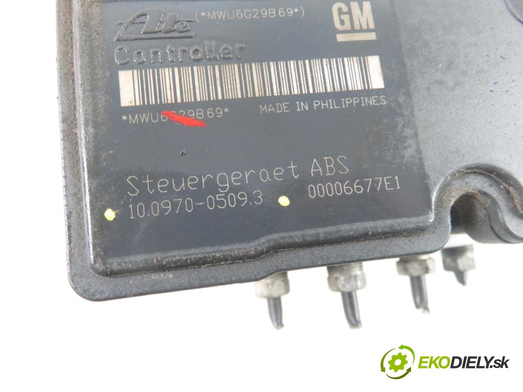 OPEL ASTRA H Kombi (A04) KOMBI 2006 66,00 1.3 CDTI 1248,00 Pumpa ABS 10097005093 ; 13157576HA (Pumpy ABS)