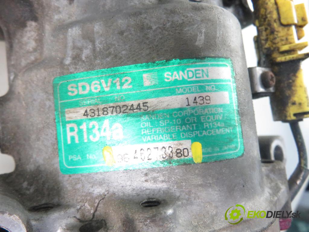 CITROEN C3 I (FC_) HB 2004 44,00 1.1 i - HFX (TU1A) 1124,00 KOMPRESOR: klimatizace 9646273380 (Kompresory)