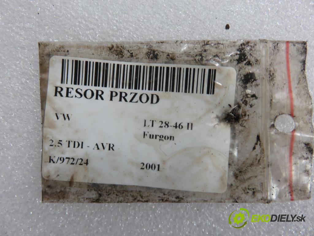 VW LT 28-46 II Skrzynia (2DA, 2DD, 2DH) FURGON 2001 80,00 2.5 TDI - ANJ 2461,00 Listové pero predný