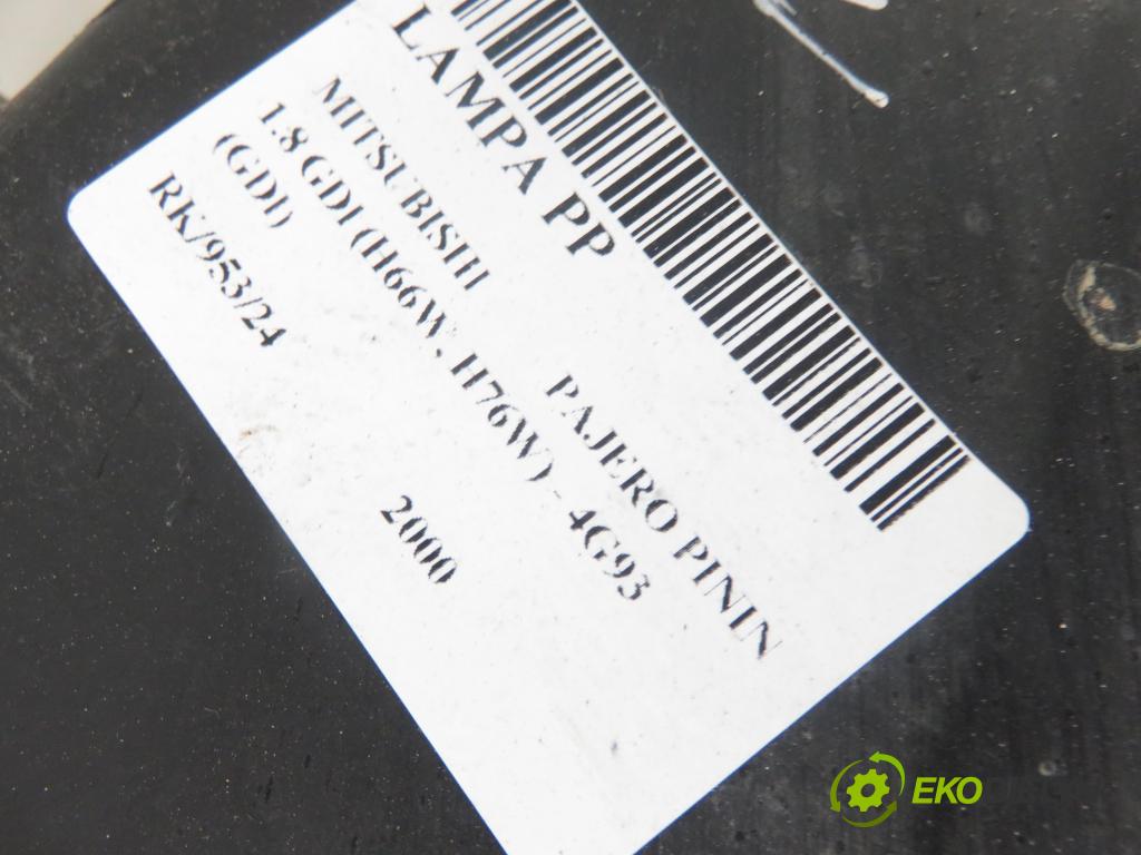 MITSUBISHI PAJERO PININ (H6_W, H7_W) TERENOWY 2000 88,00 1.8 GDI (H66W, H76W) - 4G93 (GDI) 1834,00 Svetlo PP