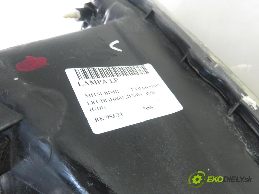 MITSUBISHI PAJERO PININ (H6_W, H7_W) TERENOWY 2000 88,00 1.8 GDI (H66W, H76W) - 4G93 (GDI) 1834,00 Svetlo LP