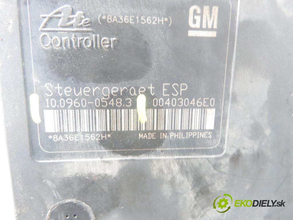 OPEL ASTRA H GTC (L08) HB 2006 74,00 1.7 CDTi - Z 17 DTH 1686,00 Pumpa ABS 13213610AL ; 10020602064 ; 10096005483 (Pumpy ABS)