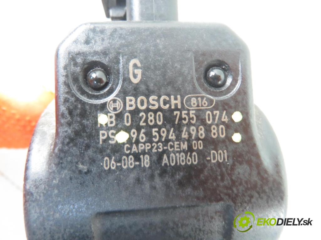 PEUGEOT 206 liftback (2A/C) HB 2007 50,00 1.4 HDi 8V 70 - 8HZ 1398,00 Potenciometer plynu 9659449880 ; 0280755074 (Pedále)