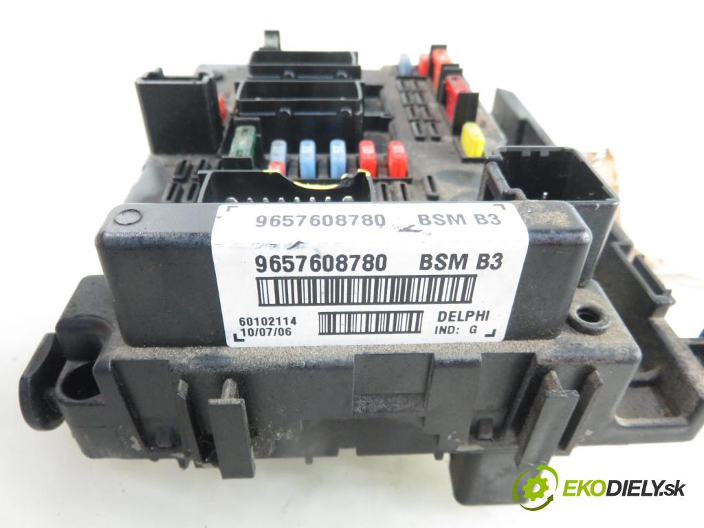 PEUGEOT 206 liftback (2A/C) HB 2007 50,00 1.4 HDi 8V 70 - 8HZ 1398,00 MODUL BSM 9657608780