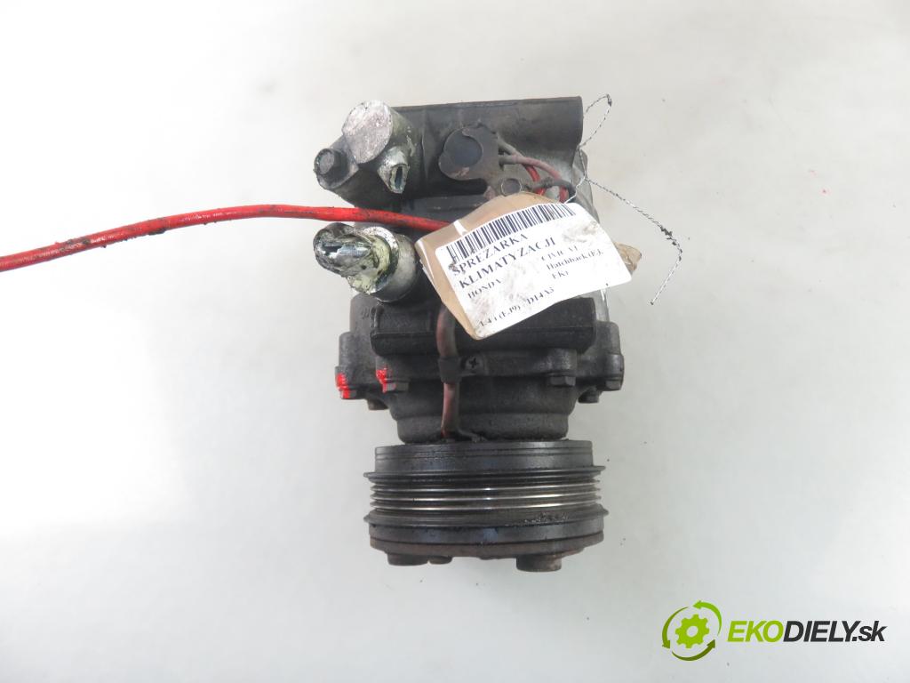 HONDA CIVIC VI Hatchback (EJ, EK) HB 1998 55,00 1.4 i (EJ9) - D14A3 1396,00 KOMPRESOR: klimatizace L3976050 (Kompresory)