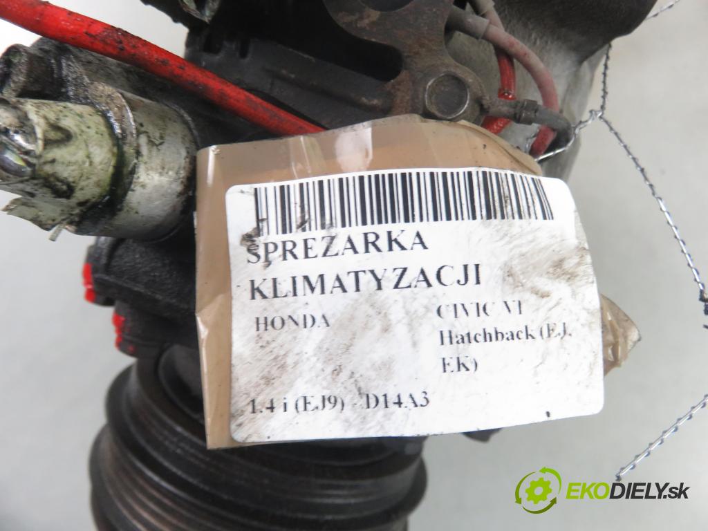 HONDA CIVIC VI Hatchback (EJ, EK) HB 1998 55,00 1.4 i (EJ9) - D14A3 1396,00 KOMPRESOR: klimatizace L3976050 (Kompresory)