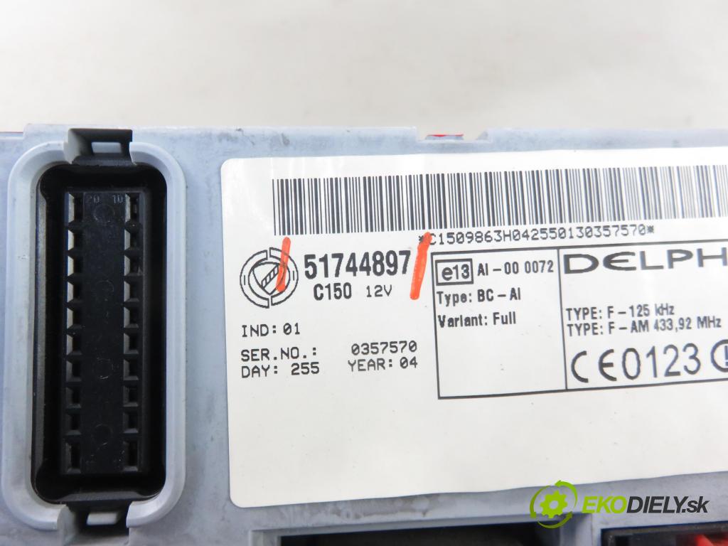 FIAT PUNTO (188_) HB 2004 44,00 1.2 60 - 188 A4.000 1242,00 MODUL BSI 51744897