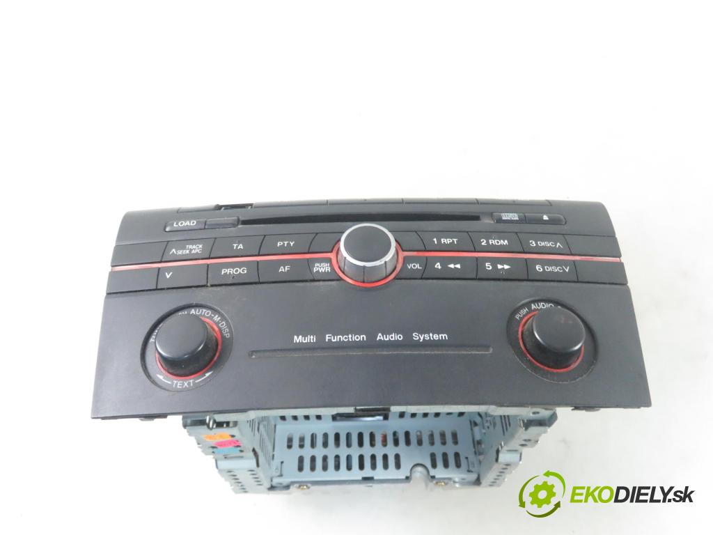 MAZDA 3 (BK) HB 2004 80,00 1.6 DI Turbo 109 - Y601 (PSA) 1560,00 RADIO CD BP4M66950A