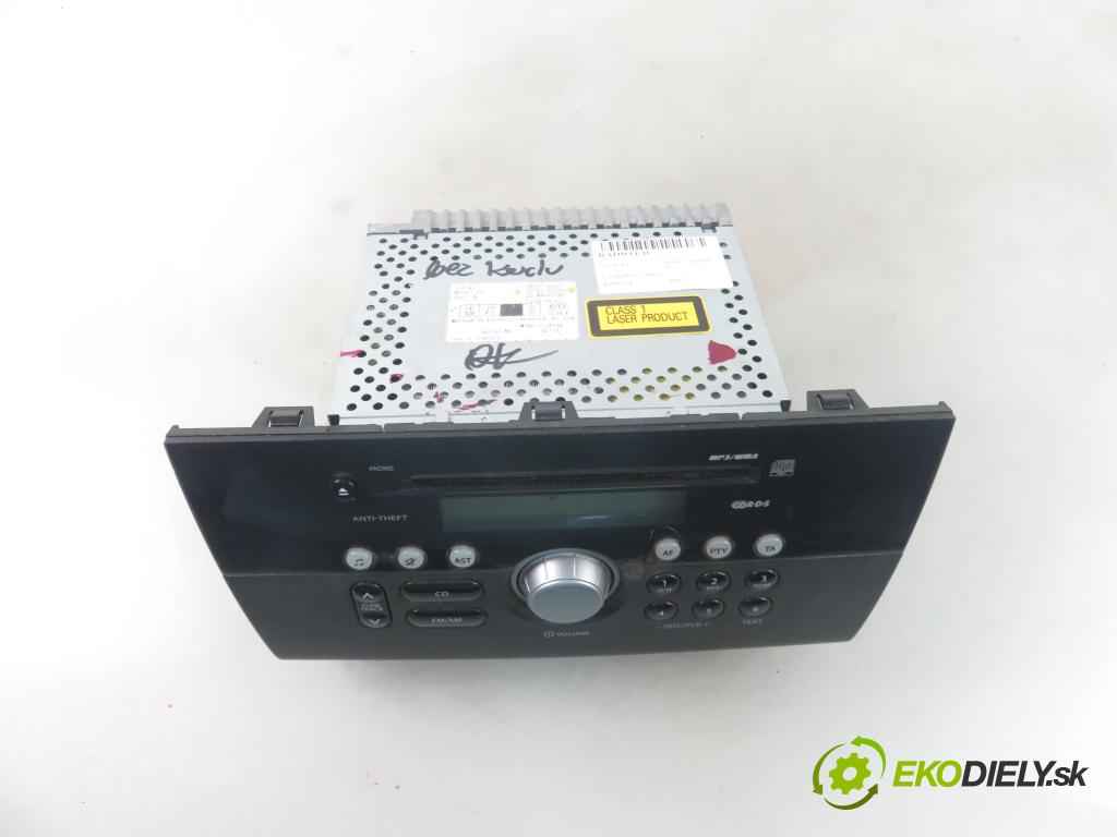 SUZUKI SWIFT III (MZ, EZ) HB 2007 67,00 1.3 91 - M13A 1328,00 RADIO CD 3910162J30