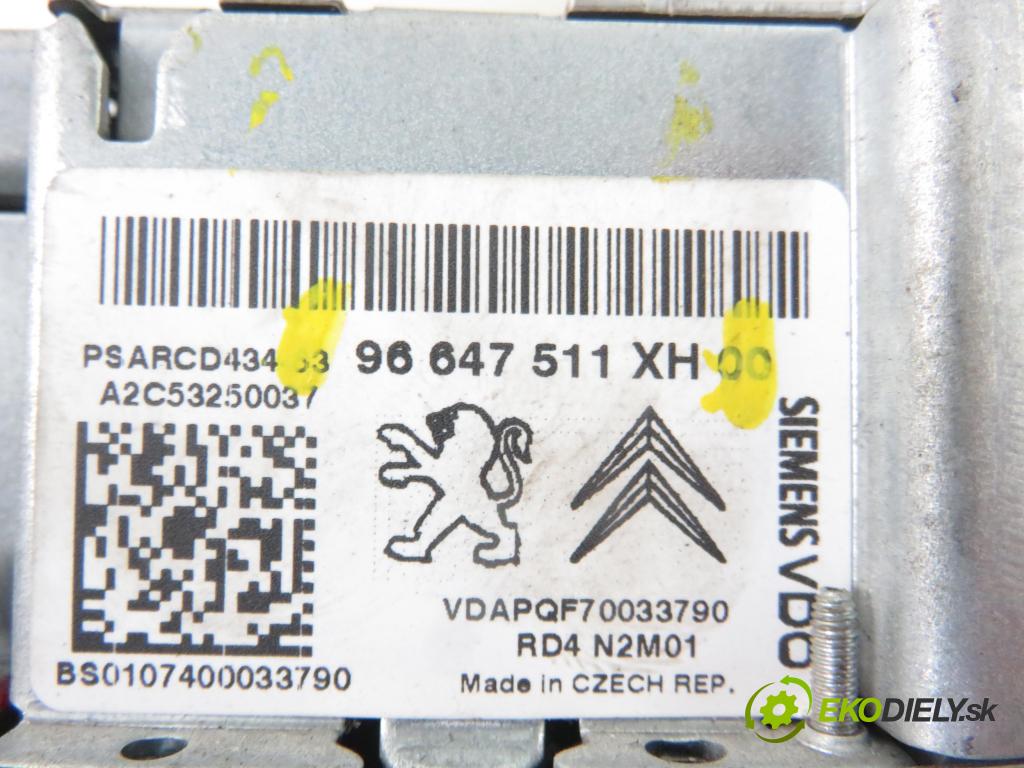 PEUGEOT 308 (4A_, 4C_) HB 2007 80,00 1.6 HDi - 9HZ (DV6TED4) 1560,00 RADIO CD 96647511XH