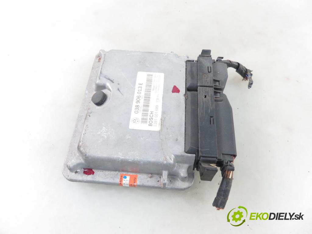 VW CADDY II Furgon (9K9A) FURGON 1999 47,00 1.9 SDI - AEY 1896,00 Riadiaca jednotka Motor 038906013E ; 0281001689