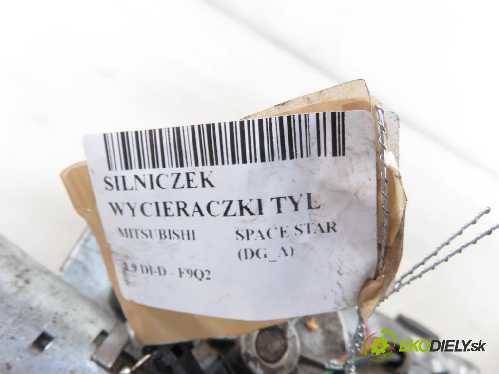 MITSUBISHI SPACE STAR nadwozie wielkoprzestrzenne (MPV) (DG_A) MINIVAN 2002 85,00 1.9 DI-D 116 -F9Q2 1870,00 Motorček stierače zadné 0390206515
