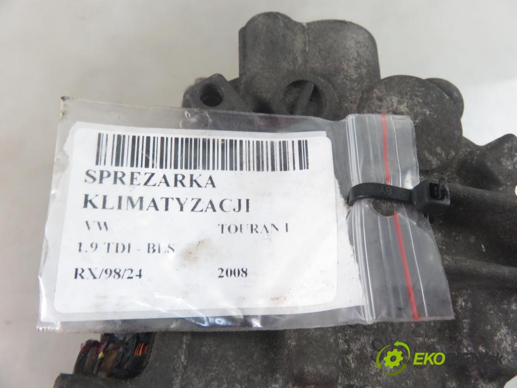 VW TOURAN (1T1, 1T2) MINIVAN 2008 77,00 1.9 TDI - BLS 1896,00 KOMPRESOR: klimatizace 1K0820859F (Kompresory)