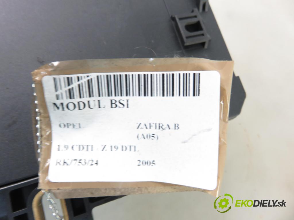 OPEL ZAFIRA B (A05) MINIVAN 2005 74,00 1.9 CDTI 8V 101 - Z 19 DTL 1910,00 MODUL BSI 13206762HK ; 5DK00866932