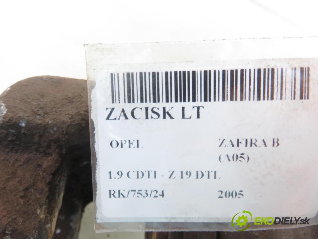 OPEL ZAFIRA B (A05) MINIVAN 2005 74,00 1.9 CDTI 8V 101 - Z 19 DTL 1910,00 Brzdič strmeň LT