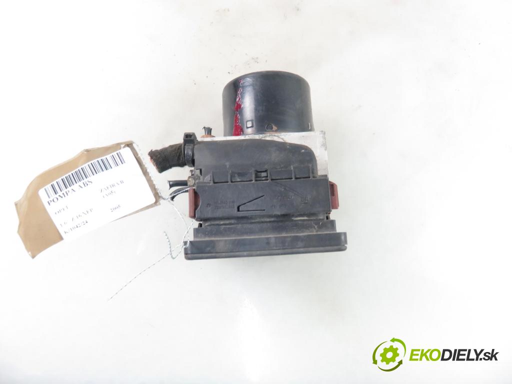 OPEL ZAFIRA B (A05) MINIVAN 2005 77,00 1.6 105 - Z 16 XEP 1598,00 Pumpa ABS 13234911AS ; 10020602484 ; 10096005593 (Pumpy ABS)