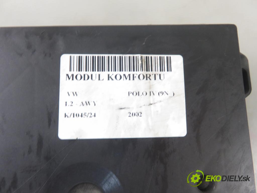 VW POLO (9N_) HB 2002 40,00 1.2 6V 54 - AWY 1198,00 MODUL komfortu 6Q1937049B ; 5WK48212