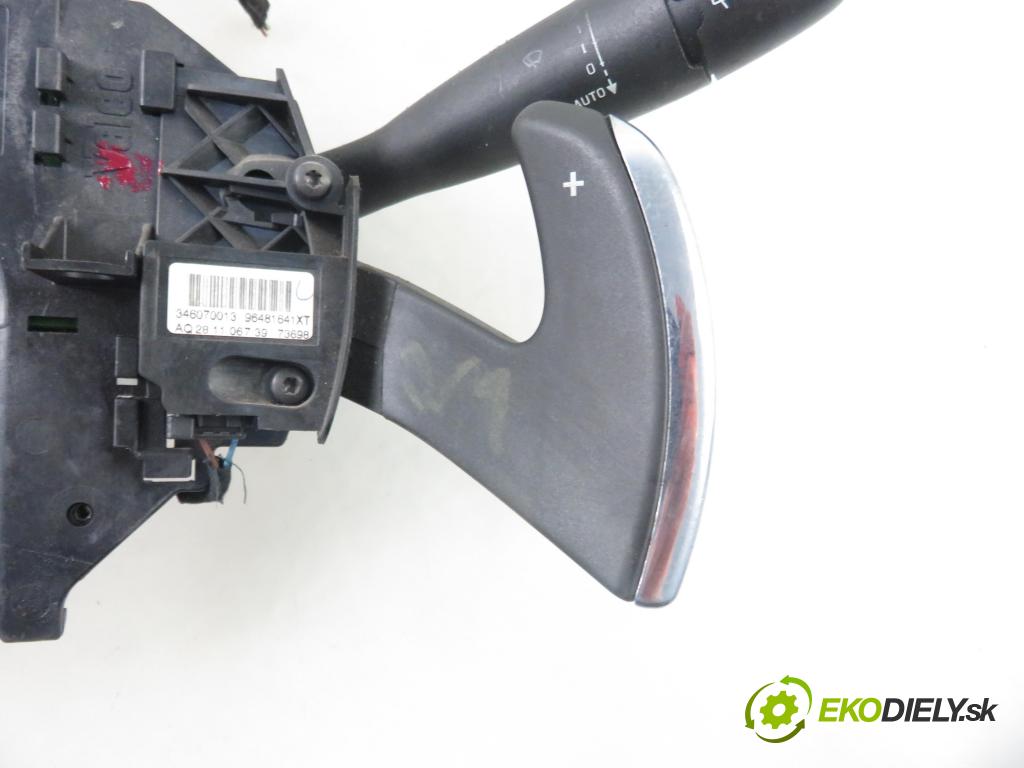 CITROEN C4 I (LC_) HB 2006 80,00 1.6 HDi 109 - 9HZ (DV6TED4) 1560,00 páčka/prepínač 96627927XT