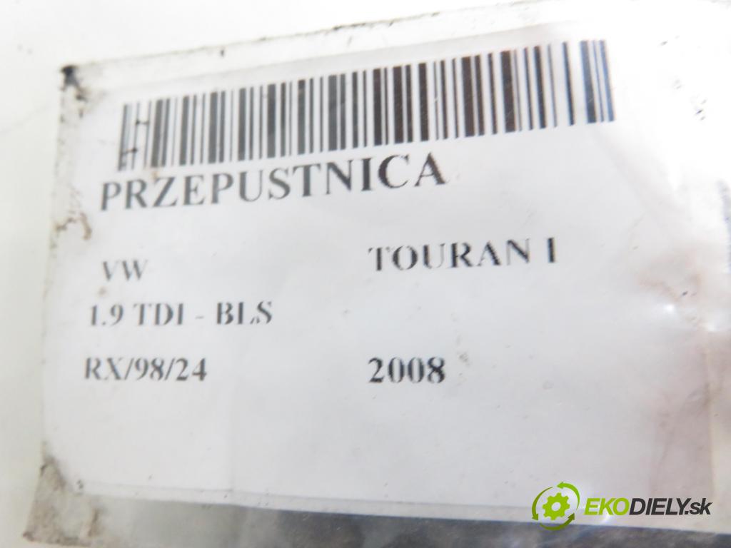VW TOURAN (1T1, 1T2) MINIVAN 2008 77,00 1.9 TDI - BLS 1896,00 Škrtiaca klapka 03G128063G (Škrtiace klapky)