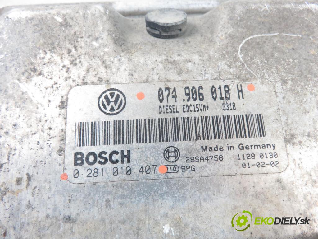 VW LT 28-46 II Skrzynia (2DA, 2DD, 2DH) FURGON 2001 80,00 2.5 TDI - ANJ 2461,00 Riadiaca jednotka Motor 074906018H ; 0281010407