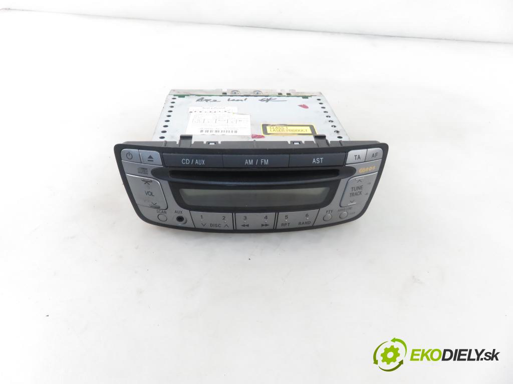 TOYOTA AYGO (_B1_) HB 2006 50,00 1.0 68 - 1KR-FE 998,00 RADIO CD 861200H010