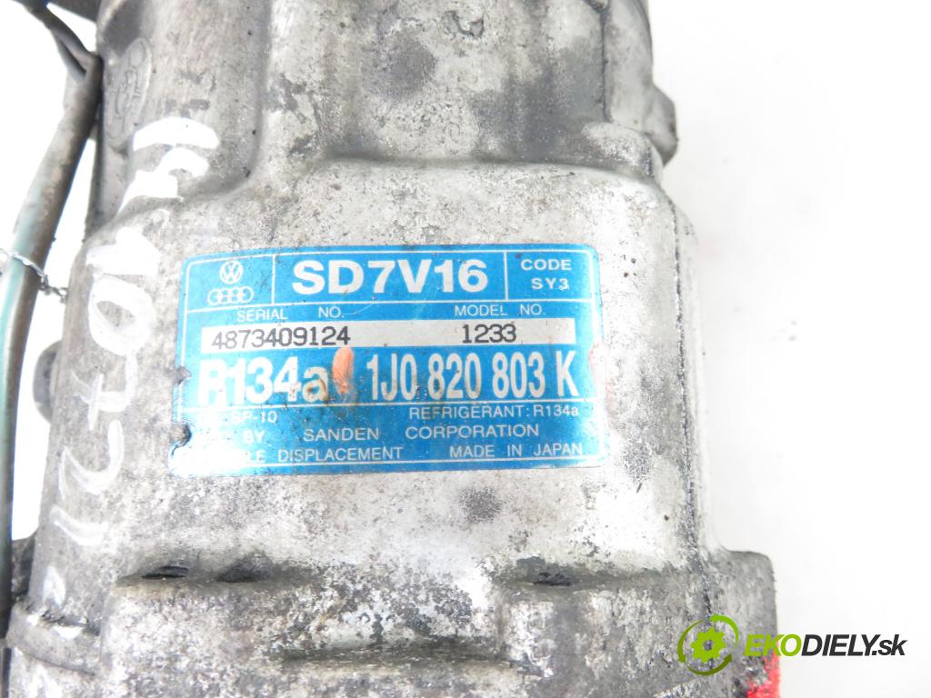 VW BORA Variant (1J6) KOMBI 2002 74,00 1.9 TDI - AXR 1896,00 KOMPRESOR: klimatizace 1J0820803K (Kompresory)