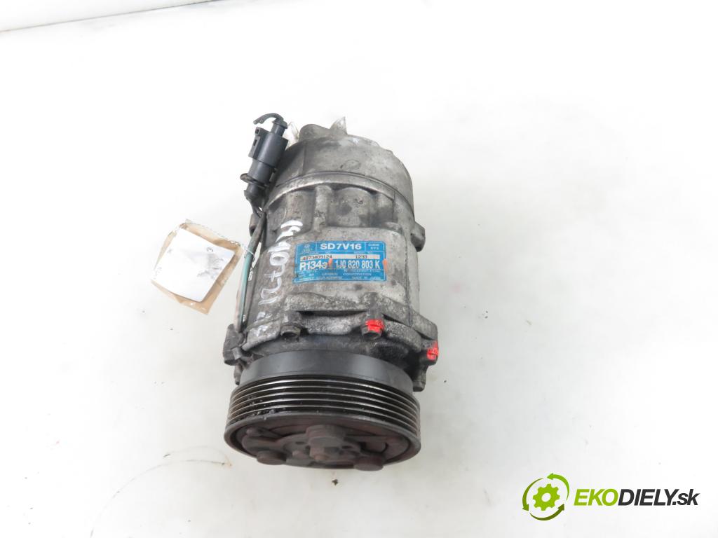 VW BORA Variant (1J6) KOMBI 2002 74,00 1.9 TDI - AXR 1896,00 KOMPRESOR: klimatizace 1J0820803K (Kompresory)