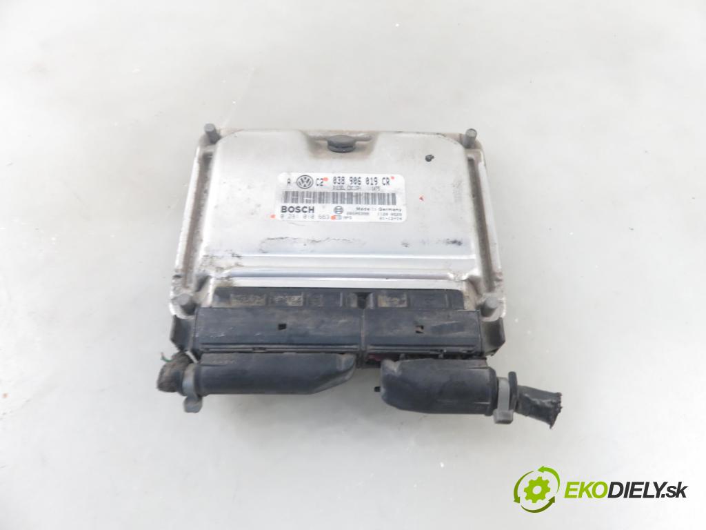 VW BORA Variant (1J6) KOMBI 2002 74,00 1.9 TDI - AXR 1896,00 Riadiaca jednotka Motor 038906019CR ; 0281010663