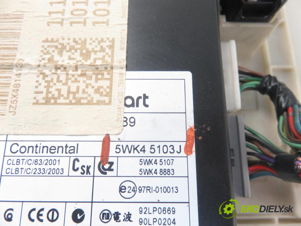 MITSUBISHI COLT VI (Z3_A, Z2_A) HB 2009 70,00 1.3 MIVEC 95 - 4A90 1332,00 MODUL BSI 5WK45103J ; 85654117