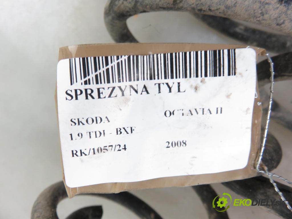SKODA OCTAVIA II (1Z3) LIFTBACK 2008 77,00 1.9 TDI - BXE 1896,00 Pružina zadné