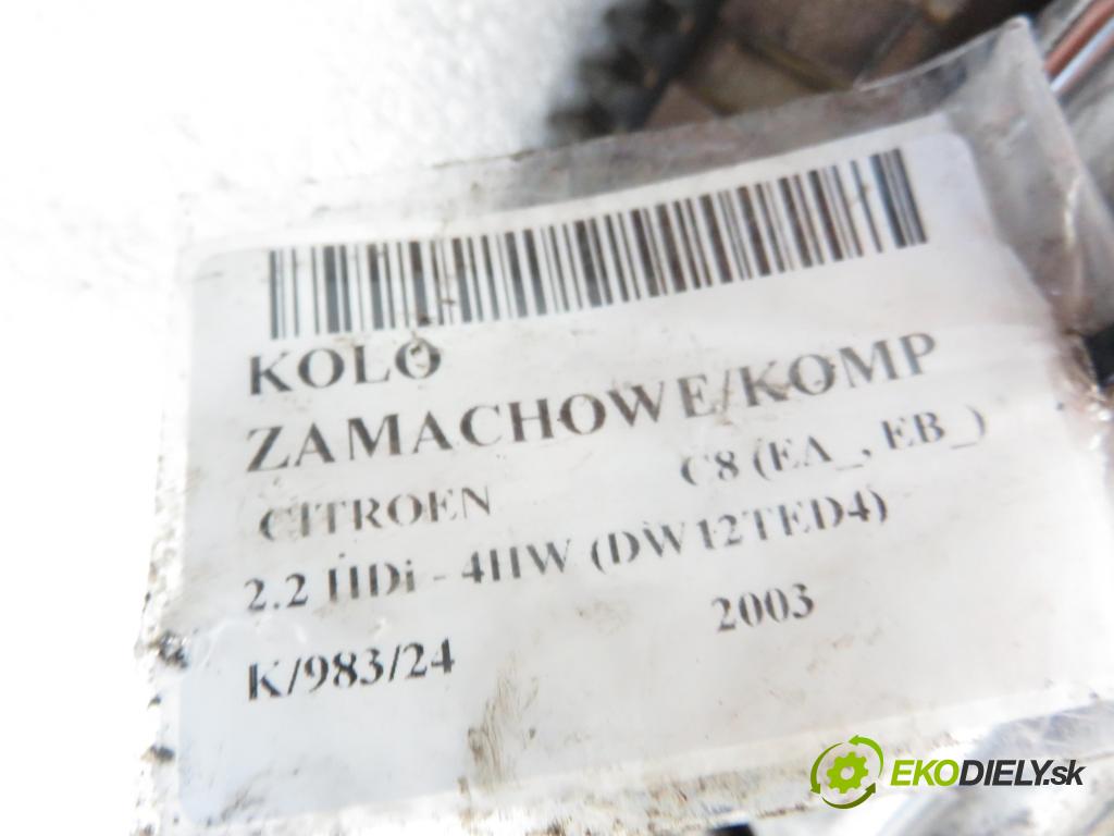 CITROEN C8 (EA_, EB_) VAN 2003 94,00 2.2 HDi - 4HW (DW12TED4) 2179,00 Koleso zotrvačníkové 701785V0