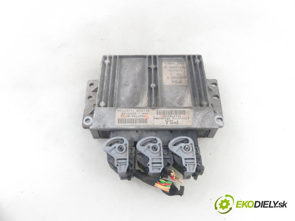 PEUGEOT 206 liftback (2A/C) HB 2000 55,00 1.4 75 - KFW 1360,00 Riadiaca jednotka Motor 9643782480 ; 9637706180