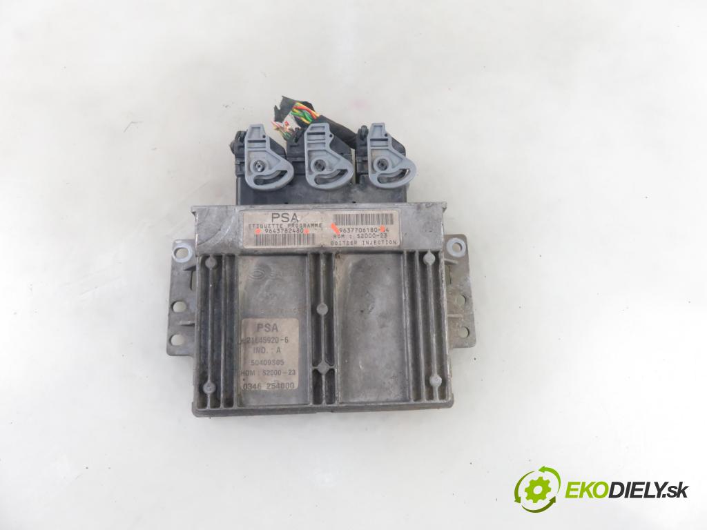 PEUGEOT 206 liftback (2A/C) HB 2000 55,00 1.4 75 - KFW 1360,00 Riadiaca jednotka Motor 9643782480 ; 9637706180
