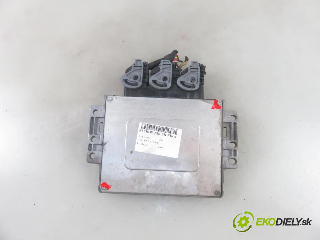 PEUGEOT 206 liftback (2A/C) HB 2000 55,00 1.4 75 - KFW 1360,00 Riadiaca jednotka Motor 9643782480 ; 9637706180