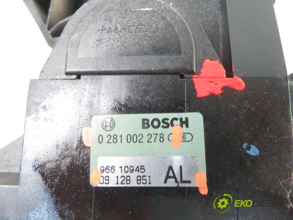 OPEL ASTRA G Kombi (T98) KOMBI 1999 50,00 1.7 TD 68 - X 17 DTL 1700,00 Potenciometer plynu 0281002278 ; 09128851AL (Pedále)