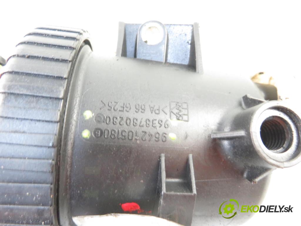 PEUGEOT 307 (3A/C) HB 2002 66,00 2.0 HDi 90 - RHY (DW10TD) 1997,00 Obal filtra paliva 9638780280C ; 9642105180B (Obaly filtrov paliva)