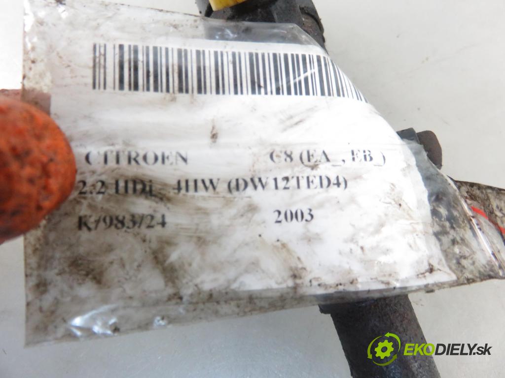 CITROEN C8 (EA_, EB_) VAN 2003 94,00 2.2 HDi - 4HW (DW12TED4) 2179,00 vstrekovač 0445110036 ; 9637277980 (Vstrekovače)