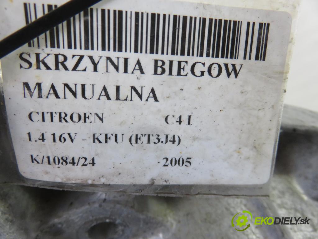 CITROEN C4 I (LC_) HB 2005 65,00 1.4 16V 88 - KFU 1360,00 Prevodovka MANUALNA 20CQ15