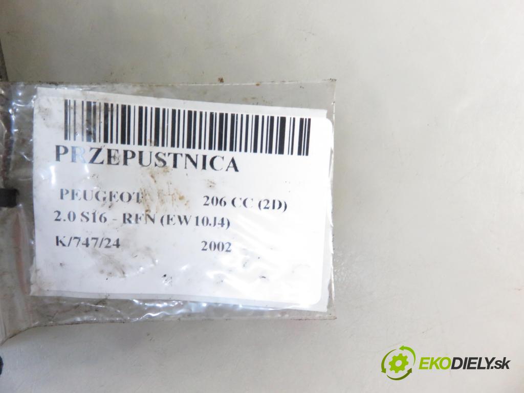 PEUGEOT 206 CC (2D) CABRIO 2002 100,00 2.0 S16 - RFN (EW10J4) 1997,00 Škrtiaca klapka 9642473280 (Škrtiace klapky)