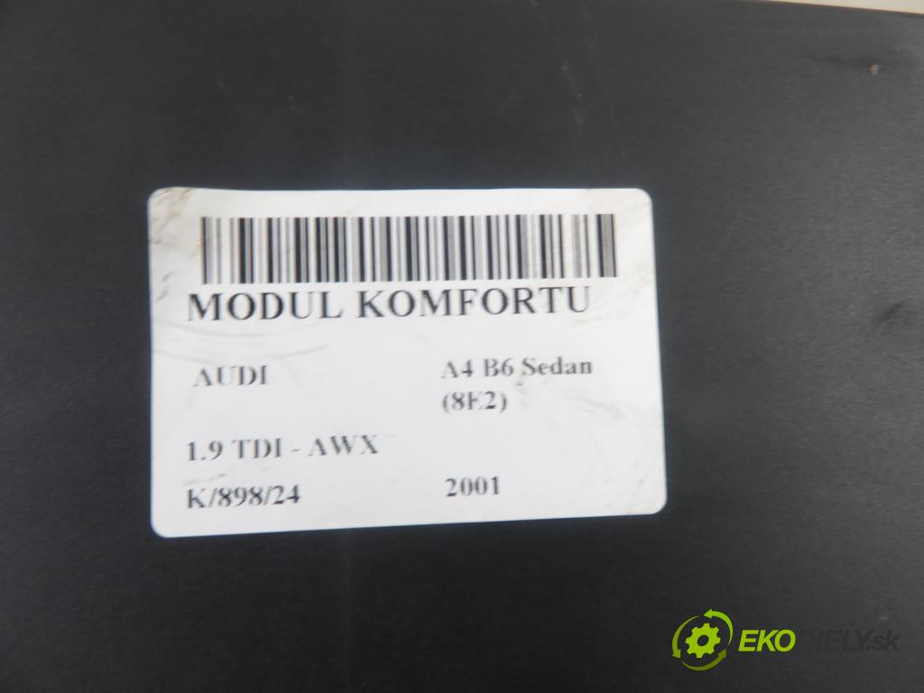 AUDI A4 (8E2, B6) SEDAN 2001 96,00 1.9 TDI PD 130 - AWX 1896,00 MODUL komfortu 8E0959433AG