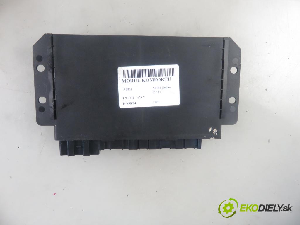 AUDI A4 (8E2, B6) SEDAN 2001 96,00 1.9 TDI PD 130 - AWX 1896,00 MODUL komfortu 8E0959433AG